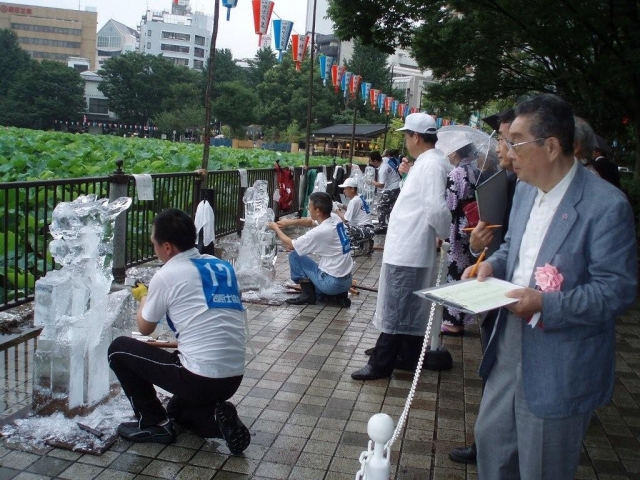 審査員として、関塚康男氏も　　　　　駆け付けた