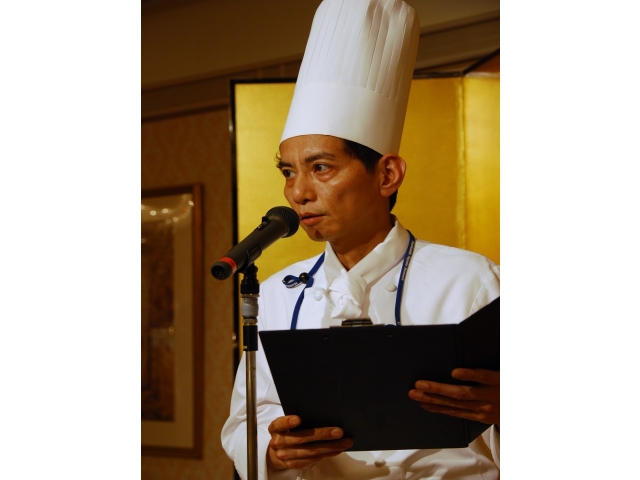 ロイヤルパークホテル
<BR>斉藤正敏調理部次長 
<BR>
