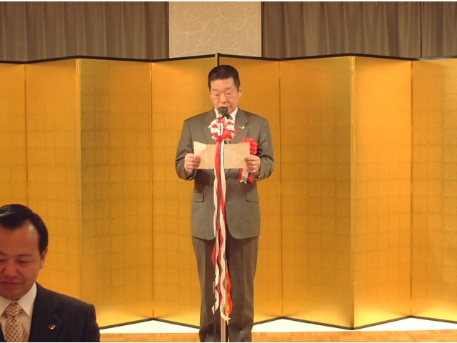 吉田成一氏　挨拶