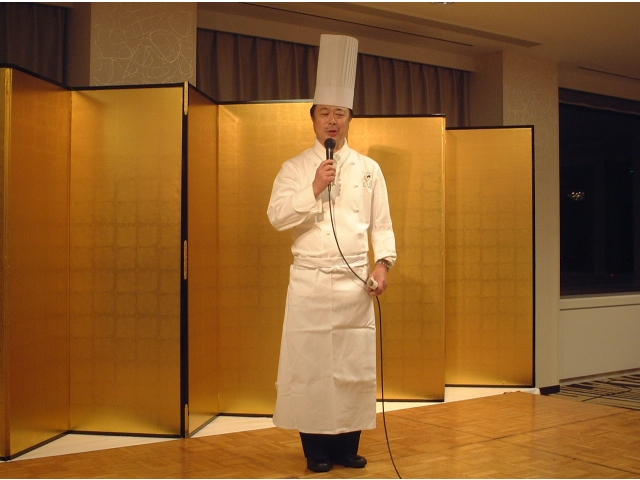 千吉良シェフ　挨拶