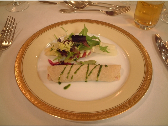 Rouleau de saint-jacques et thon à la tartare