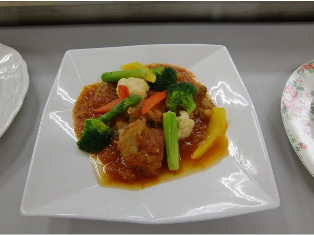 チキンの煮込み