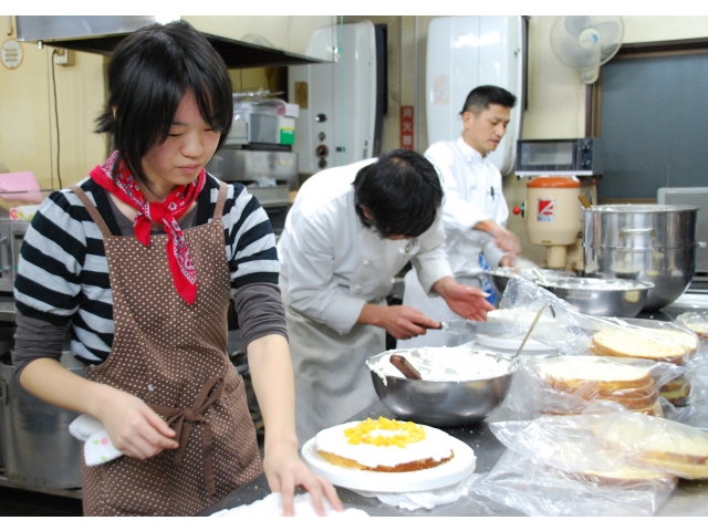今年初めて土台作りにチャレンジしたお嬢さん