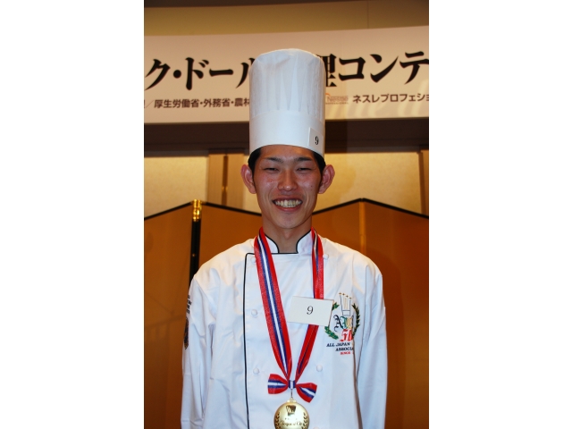 総合３位の吉村幸修さん