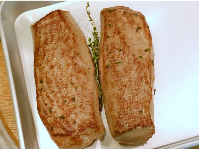 仔羊肉をクールダウン