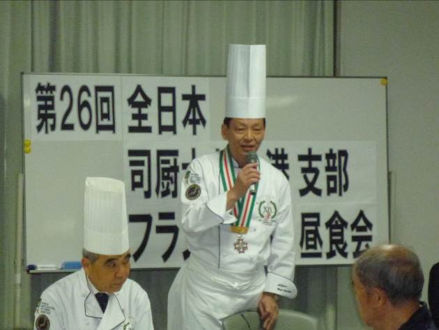 開会の挨拶　矢部支部長