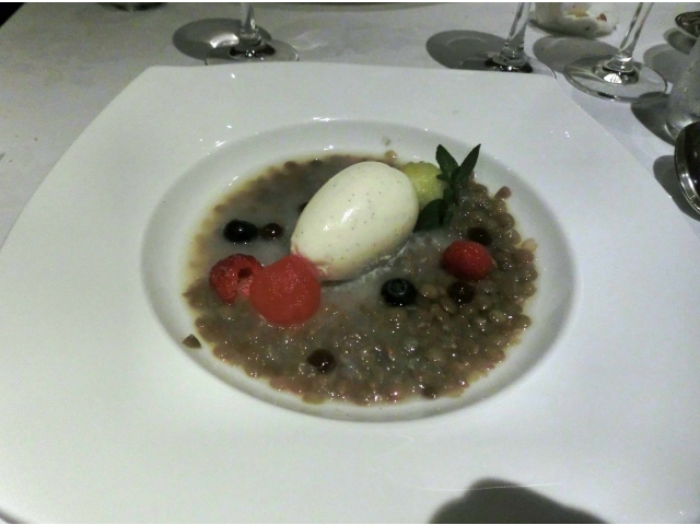 Coupe aux Lentilles sucrée et fruits