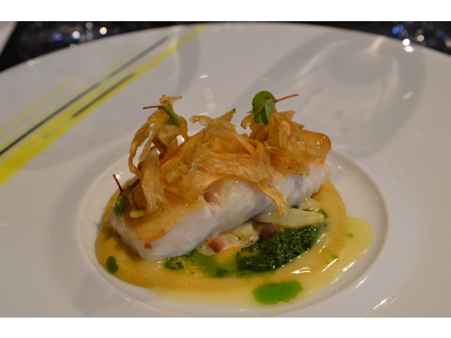 火入れにこだわった魚料理