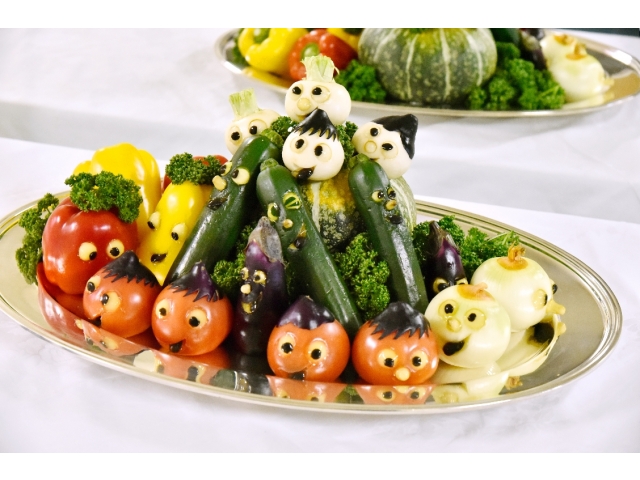 野菜のオブジェ