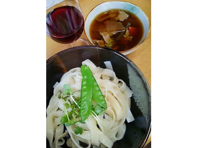 冷たいほうとうのつけ麺