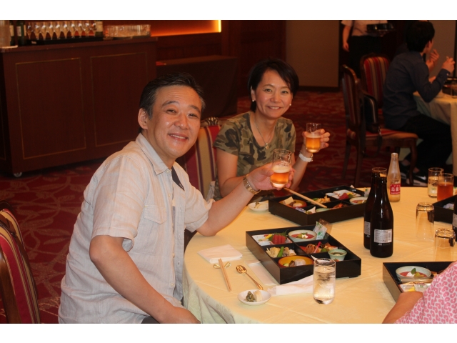 松山理事も笑顔で