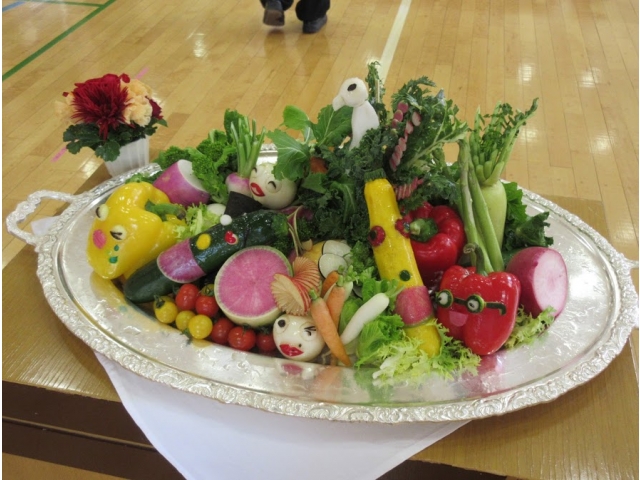 野菜ディスプレー