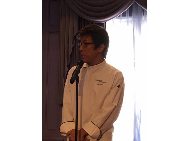 朝比奈シェフの料理説明