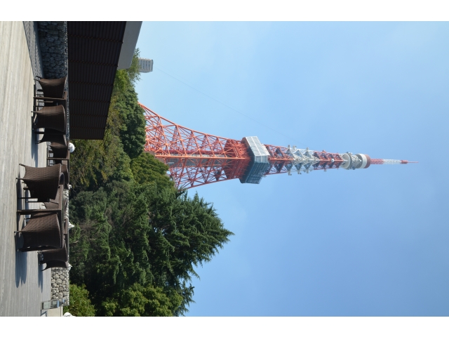 目の前は東京タワー