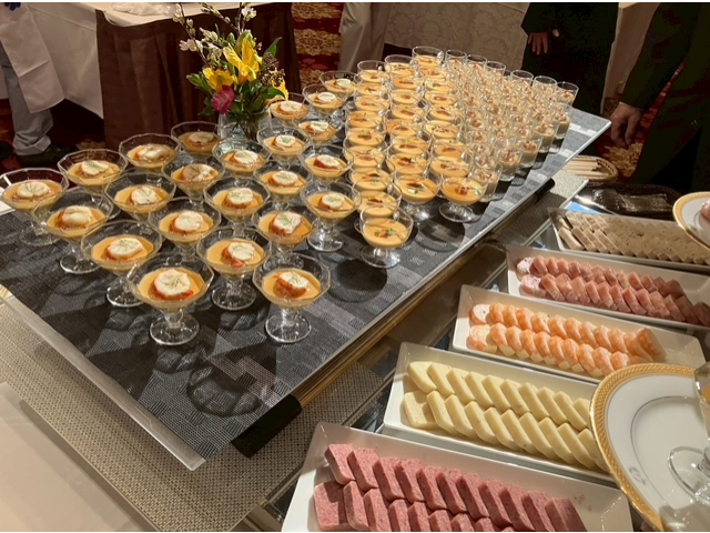 テリーヌもフランベースもとても豊富で、あらゆるアレンジが想像できます