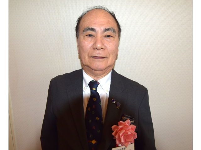 名誉功労章　笹部聖賢氏