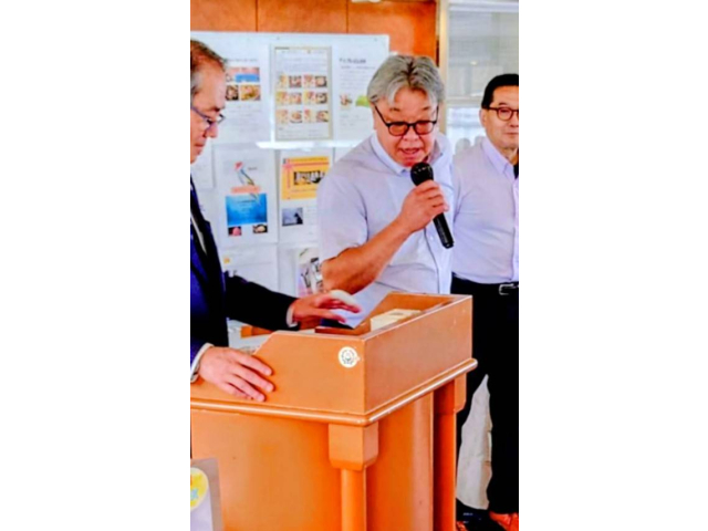 今井 教育-技術推進部長による乾杯！！