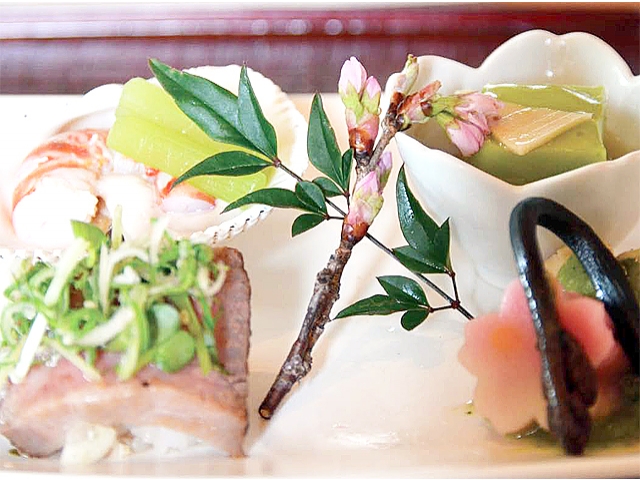 前菜ピース豆腐