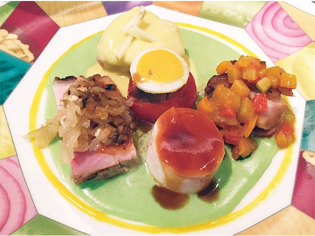 宮崎ブランドポーク（おいも豚）などを使った肉料理