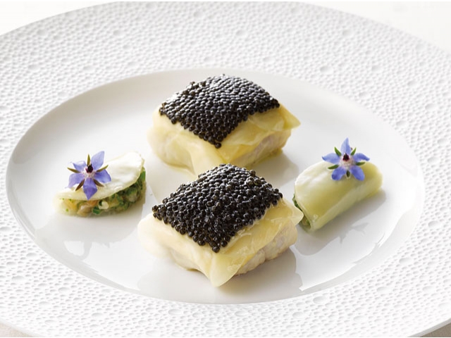 魚のムースをまとった甘鯛のヴァプール